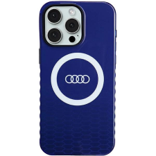 Audi IML Big Logo MagSafe tok iPhone 15 Pro Max - kék tok és táska
