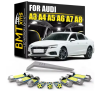 AUDI LED izzó készlet belső világításhoz A3 A4 A5 A6 A7 A4 B6 B7 Avant-12db
