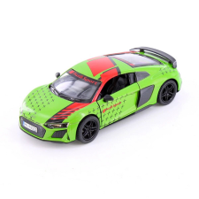  Audi R8 Coupé Sport zöld hátrahúzós autó 1:36 makett