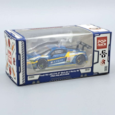  Audi R8 LMS EvA 2022 1:64 POP RACE kék makett