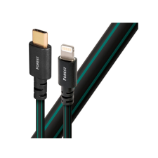 Audioquest Forest USB 2.0-C apa - Lightning apa Összekötő kábel 0.75m - Fekete/Zöld kábel és adapter