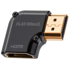  AudioQuest HDM90NUL HDMI Type A aljzat - Type A aljzat aranyozott csatlakozós 90 fokos adapter kábel és adapter