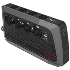 Audioquest PowerQuest PQ-3 8db 230V Schuko/4db USB túláramvédő és hálózati szűrő megfigyelő kamera
