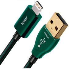 Audioquest USB Lightning Töltő/adatkábel Fekete-Zöld 75cm LTNUSBFOR0.75 kábel és adapter