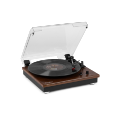 Audizio Audizio RP112D Retro lemezjátszó Bluetooth hangszórókkal &amp;- 8211; SÖTÉT FA lemezjátszó