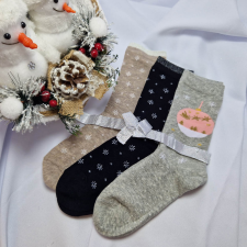 Aura Via Ajándék zokni 3 PÁR/CS RÉNSZARVAS-HÓPIHE 35-38 női zokni