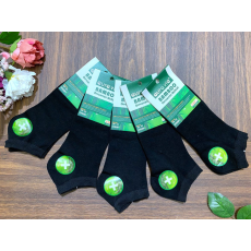 Aura Via Aura.via férfi bambusz boka zokni FFD281 1cs/5pár fekete