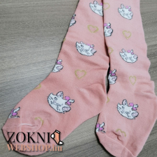 Aura Via LÁNY harisnyanadrág CICA mintás-rózsaszín 4-6 év gyerek harisnya