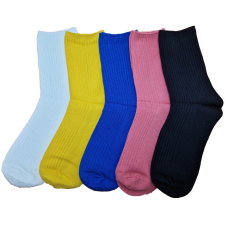 Aura Via Neon színű bordás női zokni 5 pár/cs 35-38 női zokni