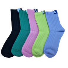 Aura Via Neon színű bordás női zokni 5 pár/cs 38-41