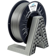 AURAPOL PLA 3D filament - ezüst, 1kg, 1,75mm, AURAPOL (PLA684784) nyomtató kellék