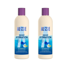 AUSSIE Deep Hydration Vegán sampon (2x300 ml) sampon