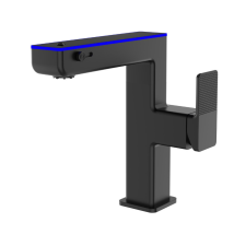 AUSTLER FH-3623 smart mosdó csaptelep - multifunkciós fej - vízhőfok kijelző (fekete) csaptelep