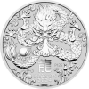  Ausztrál Holdsárkány 2024 - 1 Oz - ezüst befektetési érme