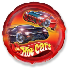 Autó Hot Cars fólia lufi 46 cm (WP) party kellék