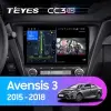  Autó navigáció AI asszisztenssel Teyes CC4 PRO Toyota Avensis 3 2015-2018 8+128GB 10.36" QLED, Android 13, 5G, 7.1 DSP, CarPlay