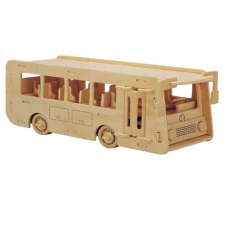 Autóbusz 3D fa puzzle puzzle, kirakós