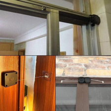  Automata ajtózáró és ajtócsukó rendszer, Ajtózáró mechanizmus zár és alkatrészei