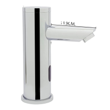  Automata fürdőszobai csaptelep, infravörös érzékelő, kihangosító kivitel, ezüst csaptelep