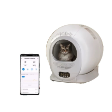  Automatikus macska alom doboz, intelligens alkalmazásvezérlés, stílusos kialakítás, Wifi alkalmazás macskatoalett