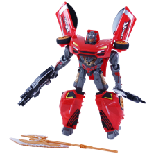 Automatikus robot hanggal és fénnyel játékfigura