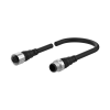 Autonics C1D5-3 - Szenzor kábel M12 DC 3m 5-vezetékes 5 tűs, 1: | csatl. aljzat 2: | csatl. dugó