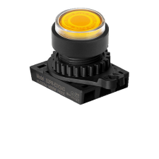 Autonics Nyomógomb kiemelt megvilágítható Sárga visszatérő jelöléssel/ IP52 villanyszerelés