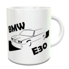 Autós ajándékok - BMW E30 bögre bögrék, csészék