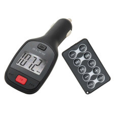 Autós FM Transzmitter LCD kijelzővel és távirányítóval fm transzmitter