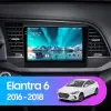  Autós navigáció Teyes CC4 Hyundai Elantra 6 2018-2020 6+64GB 9.5" QLED Octa-core 2.7Ghz, Android 4G Bluetooth 5.1 DSP - A változat