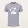  Autós Póló Check Engine Light Nyomat Pamut, Kényelmes Autós Felső (M–XXL) Szürke L