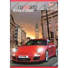  Autós - Running 2. osztályos vonalas füzet, A5/14-32 füzet