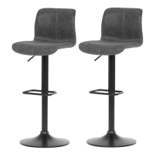 AUTRONIC AUB-806 GREY3 bárszék szett, 2 db, szürke bútor