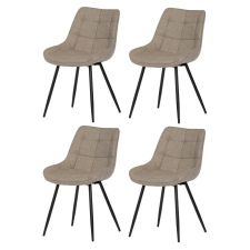 AUTRONIC CT-395 CRM2 étkezőszék szett, 4 db, krém bútor