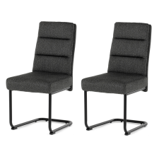 AUTRONIC DCL-P3107 GREY2 étkezőszék szett, 2 db, szürke bútor