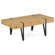  Autronic dohányzóasztal 110x42 cm MDF fekete AHG-233 OAK bútor