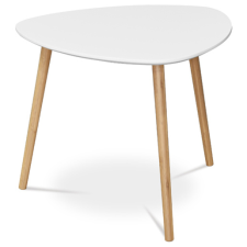 Autronic Dohányzóasztal 55x45 cm MDF matt fehér AF-1134 WT bútor