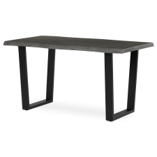 AUTRONIC Étkezőasztal 140 x 80 cm, szürke tölgyfa, szürke bútor