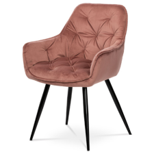  Autronic Étkezőszék rózsaszín szövet DCH-421 PINK4 bútor