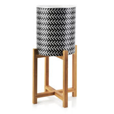 AVA BLACK DONITCH átmérője 20xh23cm állványon kerti tárolás