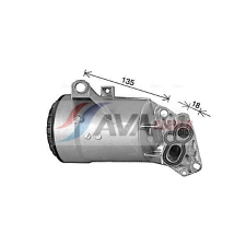 AVA QUALITY COOLING Olajhűtő, motorolaj AVA QUALITY COOLING RT3660H autóalkatrész
