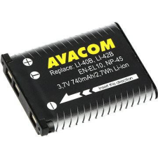 Avacom Olympus Li-40B Li-42B Li-ion 3.7V 740mAh 2.7Wh AVA digitális fényképező akkumulátor