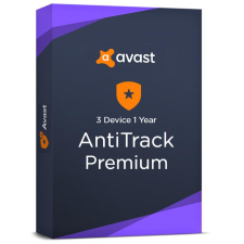 avast! Avast Antitrack Premium - 3 eszköz / 1 év  elektronikus licensz karbantartó program