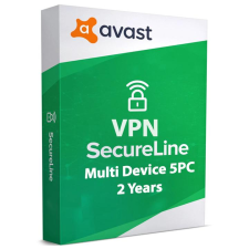 avast! Avast SecureLine VPN - 10 eszköz / 2 év  elektronikus licensz karbantartó program
