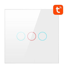 Avatto TS02-EU-W3 TUYA világításkapcsoló fehér (TS02-EU-W3) okos kiegészítő