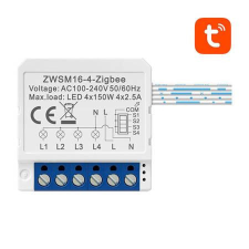 Avatto ZWSM16-W4 TUYA Intelligens kapcsoló modul okos kiegészítő