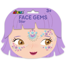 AVENIR Arcdíszítő öntapadós kövek - Csillagok kreatív és készségfejlesztő