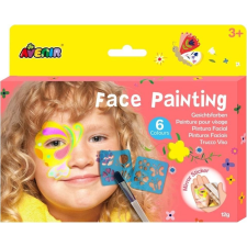 AVENIR Arcfestő készlet stencillel, Természet Avenir (6920773360306) kreatív és készségfejlesztő