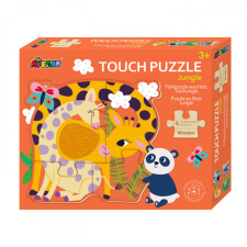 Avenir Kids Készségfejlesztő tapintós puzzle, Dzsungel Avenir kreatív és készségfejlesztő