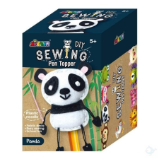 Avenir Kids Plüss ceruzadísz varrás, Panda Avenir kreatív és készségfejlesztő